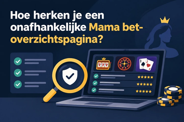 Hoe herken je een onafhankelijke Mama bet-overzichtspagina?