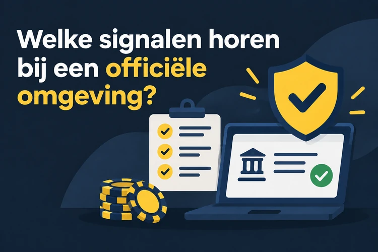 Welke signalen horen bij een officiële omgeving?