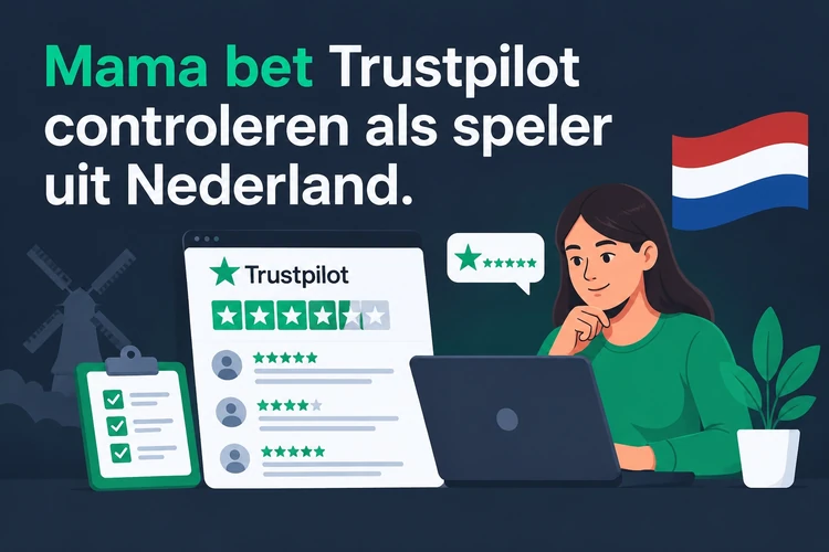 Mama bet Trustpilot controleren als speler uit Nederland