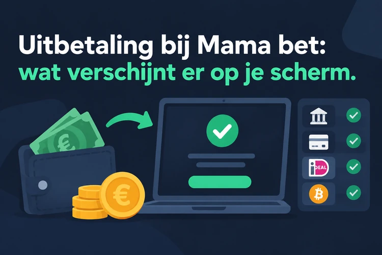 Uitbetaling bij Mama bet: wat verschijnt er op je scherm